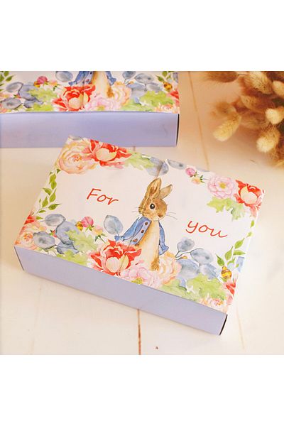 Choice 18x12x4.8cm 5pcs/lot Egg Yolk Crisp Cookie Baking Packing Box Donuts Chocolate Gift Clear Window Bir