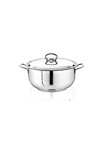 Bestinox 6.5 Lt Stainless Steel Deep Pot with Lid - 26X16 cm