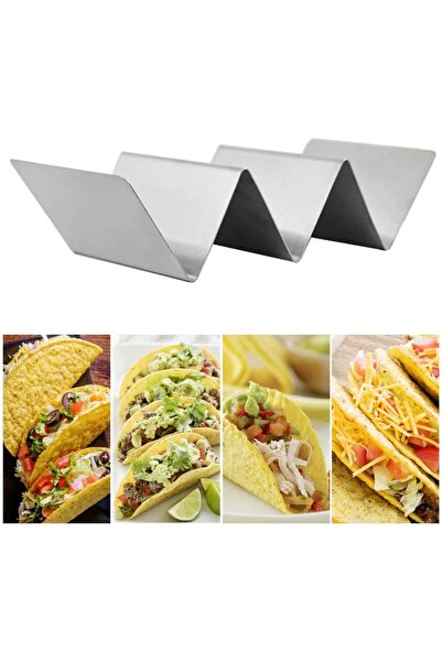 Dizayn Feminox Taco Tutucu Stand Meksika Mutfak Taco Holder 23x10 cm(TEKLİ)