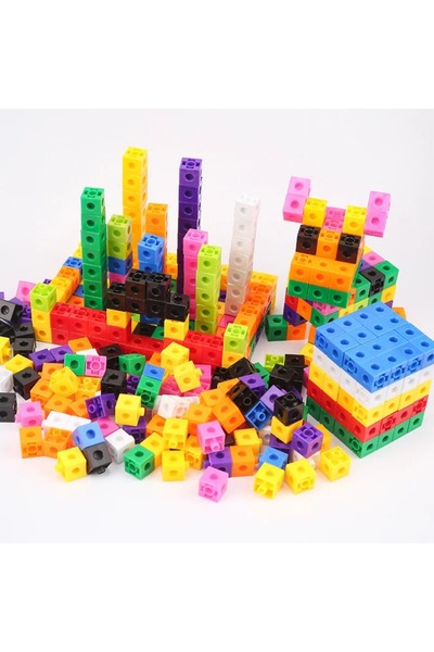 Choice 100Pcs/Set 2X2X2Cm Square Cube Shape Building Blocks Educational Toys for Children Kids DIY Assem...