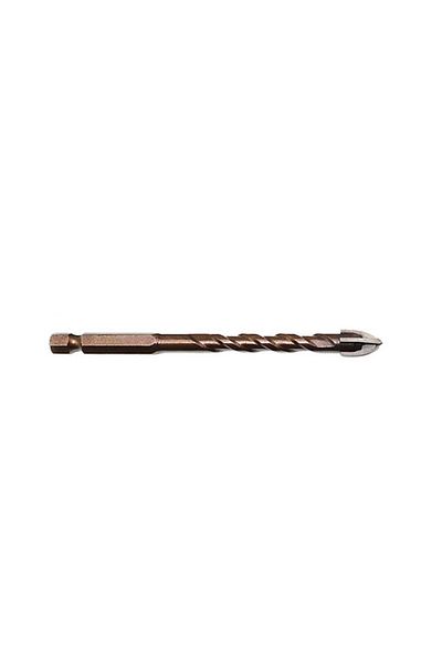 Choice 6mm Brown Justinlau Cross Hex Tile Bits Glass Ceramic Concrete Hole Opener Alloy Triangle Drill Size