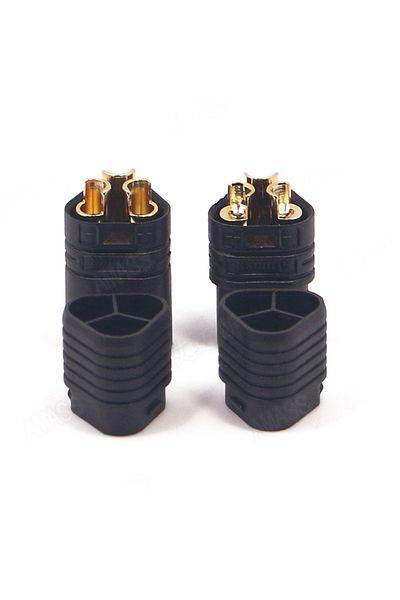 Mitoot 5 Pair Black 5 Pair Amass Mt60 Black Male Female 3.5mm Plug Connector With Sheath Set For Fpv Multic