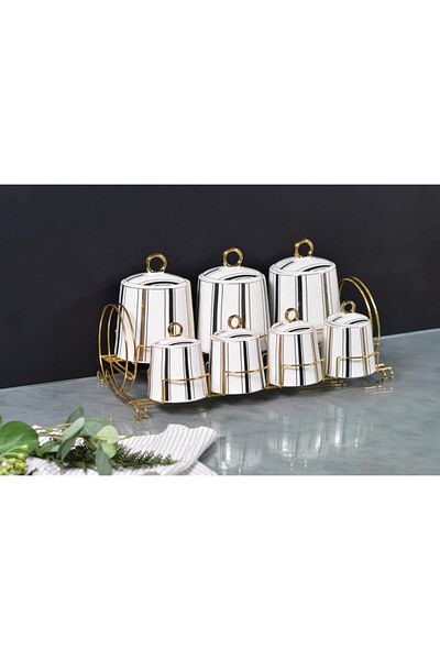 Paçi Fi̇ona 7 Pieces Porcelain Spice Set
