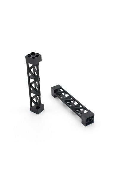Choice 10pcs Moc Building Blocks 58827 Telegraph Pole Iron Frame Support 2x2x10 Girder DIY Bricks Compat...