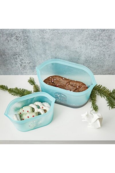 Zip Top علبة وجبات خفيفة محكمة الغلق وخالية من مادة BPA وآمنة للاستخدام في ال...