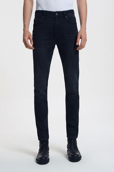 Loft 2034691 Black Men's Ricardo Slim Fit Regular Waist Jeans