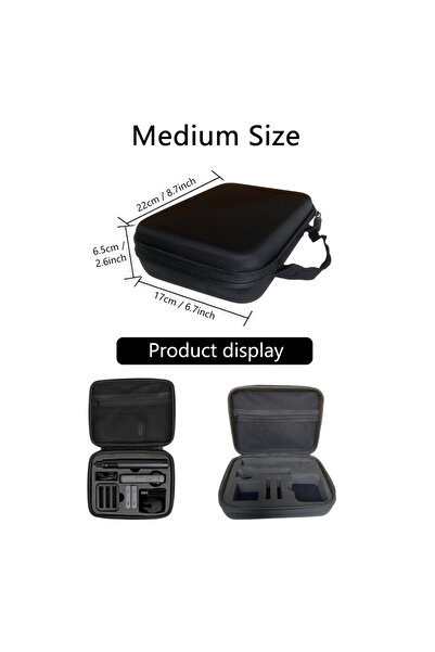 Choice حقيبة تخزين متوسطة الحجم X5/X4/X3/X2، حقيبة حمل محمولة، صندوق حماية لكاميرات إنستا 360 X5 X4 X3 ONE X2 Ac