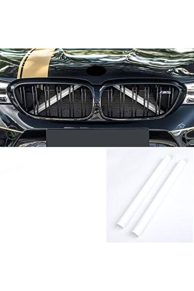 Choice شرائط تزيين الشبك الأمامي للسيارة باللون الأبيض لسيارات BMW الفئة 3 4 ...