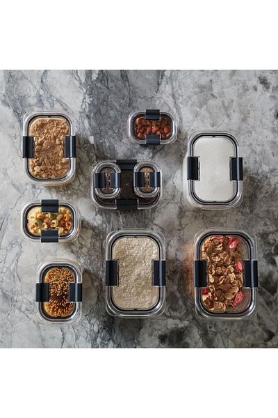 RUBBERMAID حاوية تخزين الطعام بريليانس المقاومة للتسرب سعة 1.1 لتر