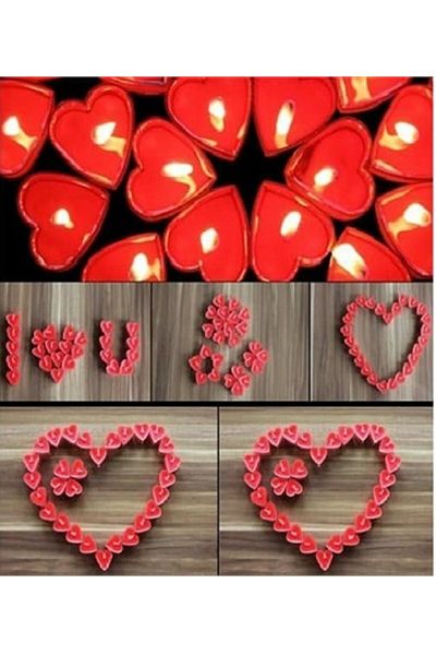 Bkmc Mega Love Pack - Dried Rose, Heart Candle and Foil Balloon Surprise