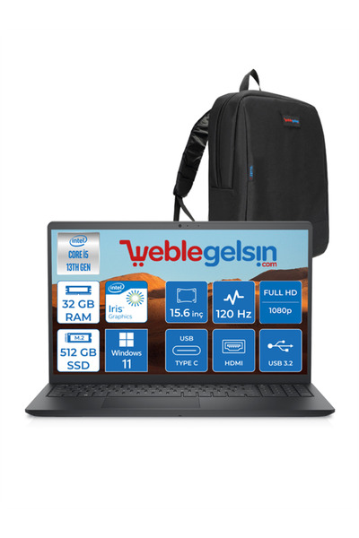 Dell Inspiron 3530 I5-1334U 32GB 512GB SSD 15.6" 120Hz Fhd WIN11PRO I35303407...