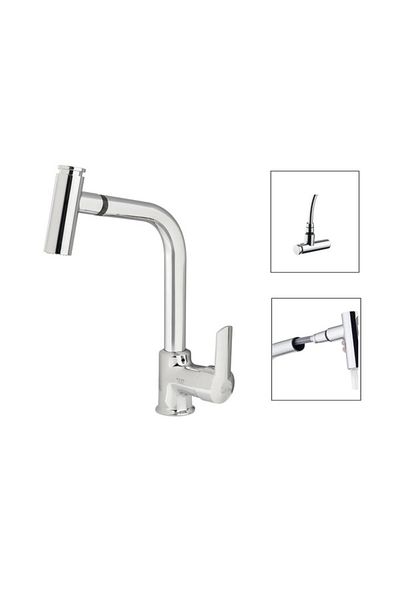 ÜSO SU ARMATÜRLERİ Üso Spiral Kitchen Faucet Um-000149