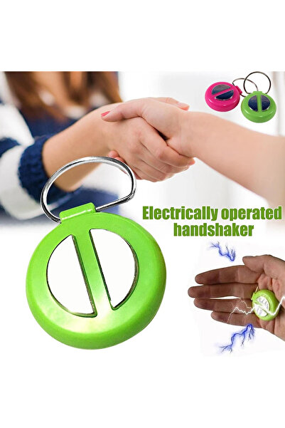 Choice لعبة جرس يدوي بلون عشوائي، قطعة واحدة، لعبة خدعة مصافحة كهربائية، لعبة مزحة للحفلات