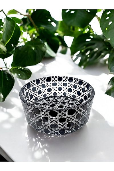 Paşabahçe Handwork Decor Cut Bowl 19 cm