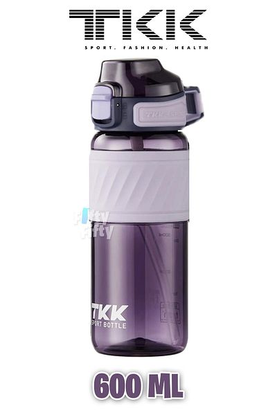 Vagonlife Tkk 600 ml Dual Use Tritan Water Bottle with Straw/Comfortable Drinking Bpa Free with Carrying Handle Fftkk1025
