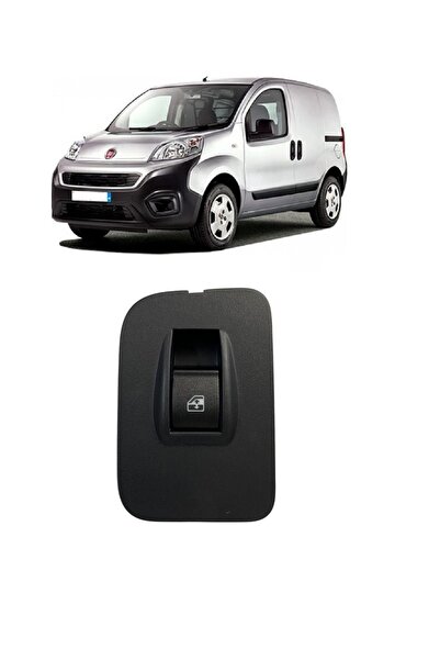 CMEPARTS Fiat Fiorino Ön Sağ Cam Açma Düğmesi Tekli Çerçeveli 2008-2024 Uyumlu