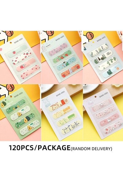 Choice1 ١٢٠ قطعة، ٤٠ قطعة/٨٠ قطعة/١٢٠ قطعة، سلسلة رسوم متحركة، ضمادات طوارئ ل...