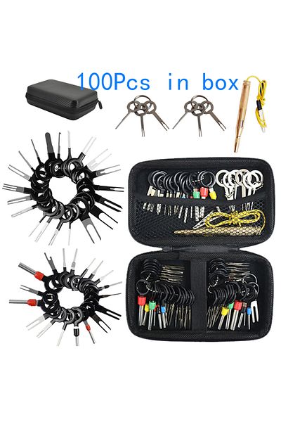 Choice Automotive Plug Terminal Removal Tool Electrical Wire Crimp Split Connectors Pin Extractor Kit Ke...