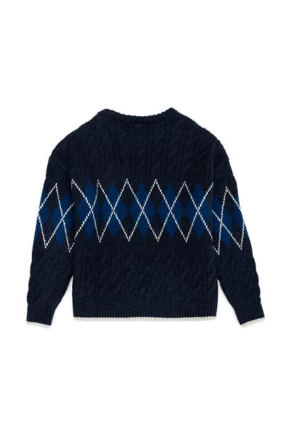 U.S. Polo Assn. Boy's Navy Blue Sweater 50271354 -Vr033