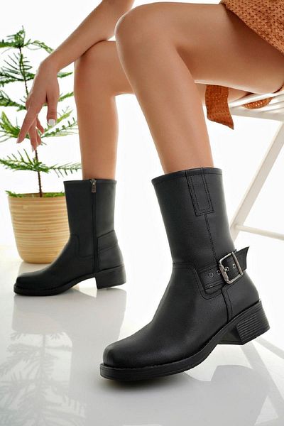 Oksit Γυναικείες μπότες Marie Fleece Inside πόρπη με φερμουάρ