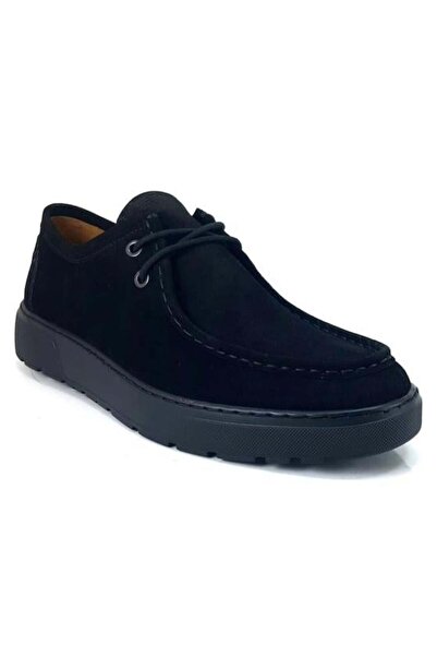 Libero 5276 Pantofi casual pentru bărbați din piele - piele intoarsa neagra