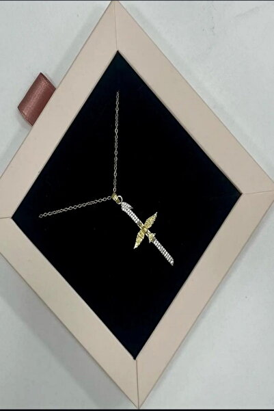 DEMOKAN قلادة نسائية من الفولاذ عالية الجودة من Elif Phoenix بتفاصيل حجر الزر...