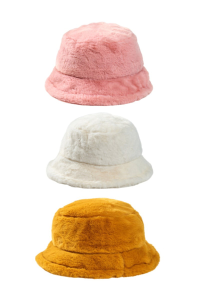 derikem Κομψός βελούδινος κάδος 3 τεμαχίων - Χειμερινό καπέλο Fisherman Bucke...