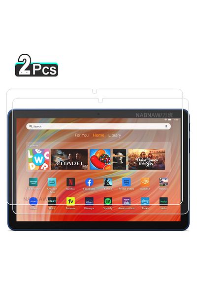 Choice 2p-fire Hd 10 2023 2 Pieces Hd Scratch Proof Screen Protector Tempered Glass For All-new Amazon Fire