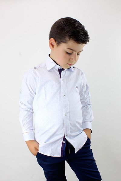 Doctor junior Cămașă cu mânecă lungă cu model pentru băiat