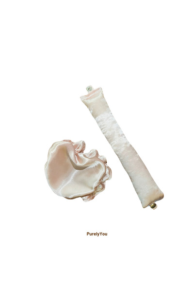 Isısız Saç Şekillendirici Çıtçıtlı Bigudi Saç Sosisi Deneme Seti (Tek Şerit ve Tek Bone)