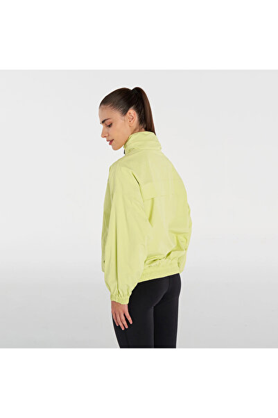 hummel Foloa Women's Yellow Hooded Raincoat