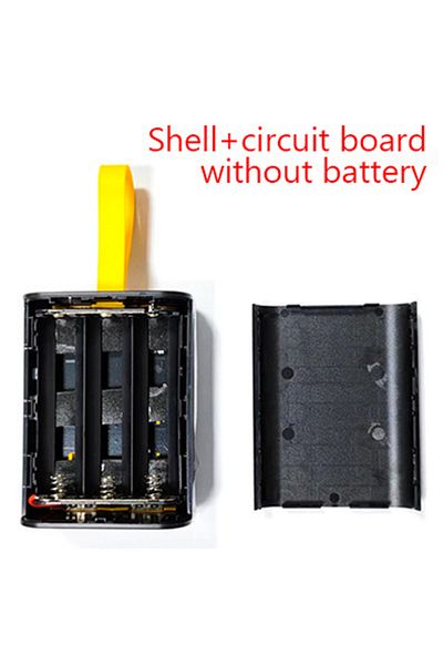 Choice Battery Storage Box 3*18650 Power Bank Cases Battery Storage Box Night Light Dual USB Charge DIY She