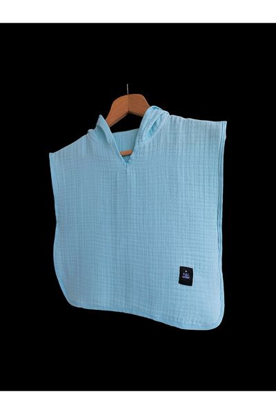 Butik B.s.c Home - 100% Cotton Muslin Poncho