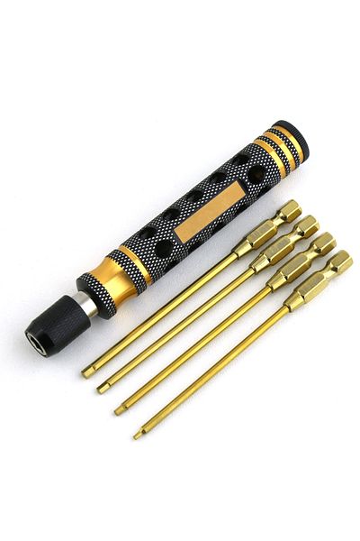 Choice 1set Hexagon Screwdriver 1.5 2.0 2.5 3.0mm Quick Change Allen Key Hex Screws Wrench Tool For Rc Car