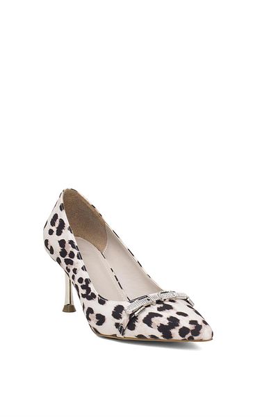 MİSS PARK MODA Miss Park Moda - Beige Colored Women's Classic Heeled Shoes Pm450 K306