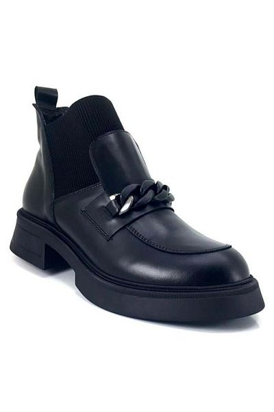 ALBİNİ Albini 10425 Cizme zilnice din piele naturală-negru