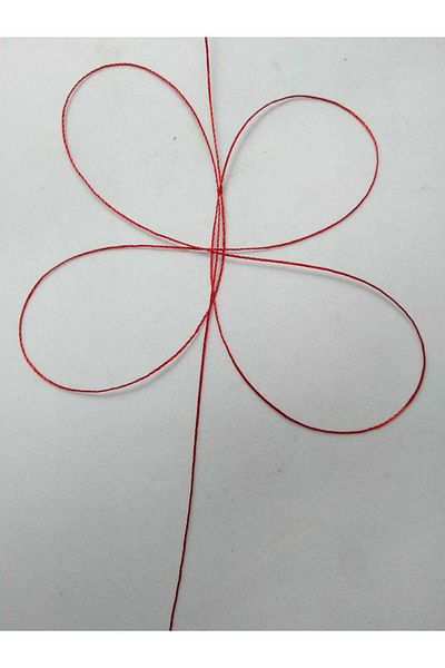 Eskişehir hobi sanat 40 Meters Red 0.4 mm Rosary - Thread Ehstesbihipi40Mtkırmızı04Mm, One Size