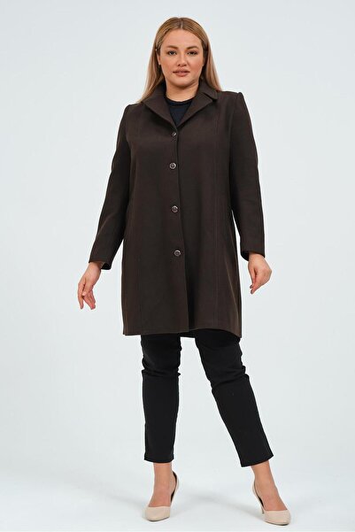 GLR&GYM YARE KADIN ANNE DÜĞMELİ KISA KAŞE KABAN