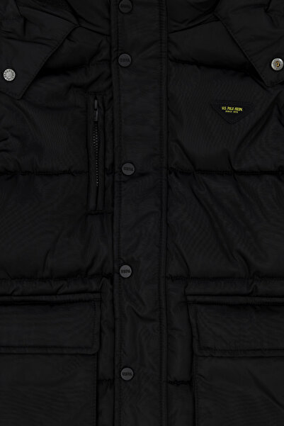 U.S. Polo Assn. Μαύρο παλτό αγοριού 50271503 -VR046