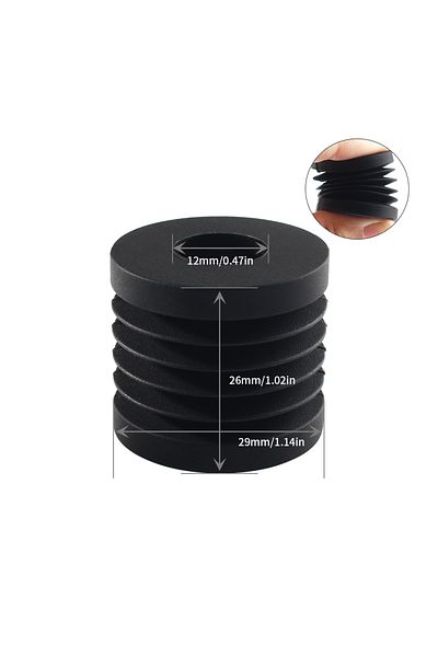 Choice 4pcs For Bambu Lab P1p/p1s Anti Vibration Feet Pad Anti-slip Anti-shock Dust-proof Rubber Foot Pad B