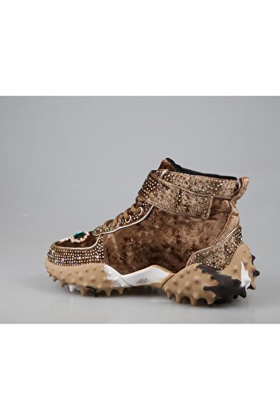 Guja 24k351 Boğazlı Camel Kadın Sneakers