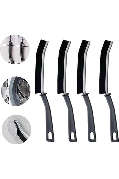 GİLLİ STORE 4 Pcs Multi-Purpose Multi-Fine Cleaning Brush between Joints Bathroom Kitchen Sink Detail Cleaning Brush