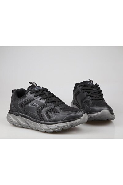 Jump 30616 Μαύρα ανδρικά αθλητικά παπούτσια