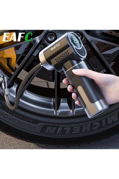 Choice Battery Powered EAFC 150PSI Wireless Car Air Compressor Electric Portable Smart Car Tire Air Pump fo