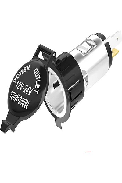 Choice مقبس ولاعة السجائر DC 12V مقبس الطاقة الأنثوي البديل لمقبس ولاعة السجائر في السيارة 12V قابل للتطبيق...