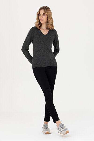 U.S. Polo Assn. Kadın Siyah Pantolon 50271910-VR046