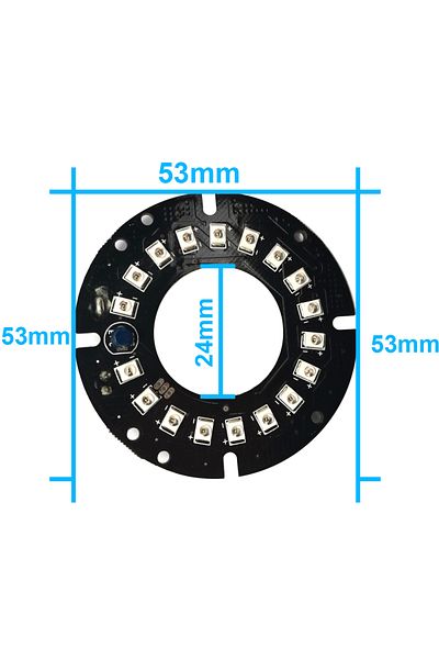 JIENUO Nightvision Led Cctv Accessories Infrared Light 18 Ir Board For Surveillance Security Came...