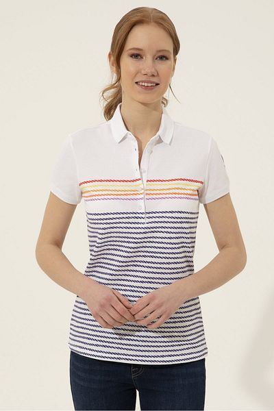 U.S. Polo Assn. Tricou albastru pentru femei