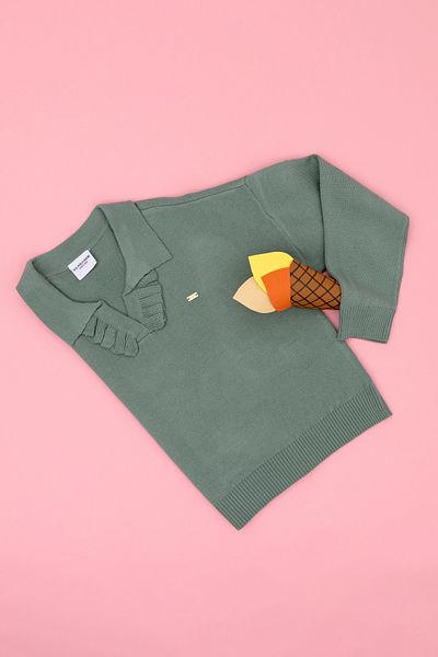 U.S. Polo Assn. سترة النعناع للفتيات 50271887 -VR090