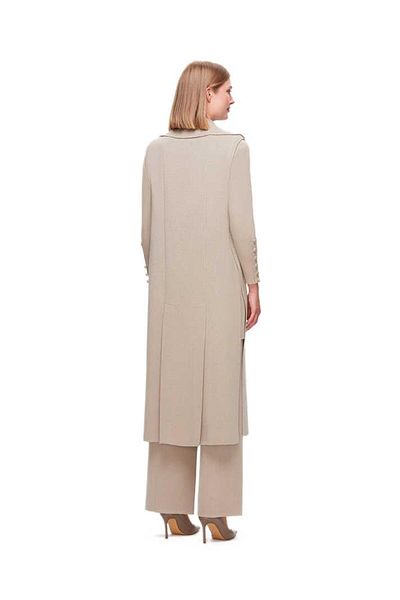 MISS DALIDA Clean Cut Knitwear Vest - Stone T25K-1012